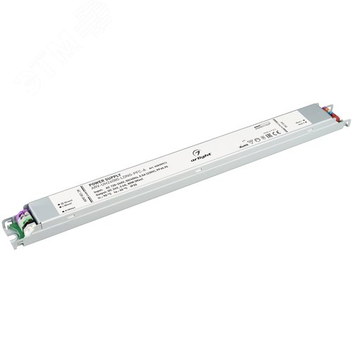 Блок питания ARV-UH24080-LONG-PFC-A (24V, 3.4A, 80W) (ARL, IP20 Металл, 7 лет) - Arlight