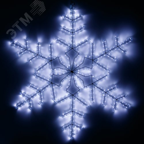 Фигура ARD-SNOWFLAKE-M3-920x920-432LED White 230V, 30W ARDCL, IP65 - Arlight
