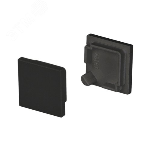 Заглушка SL-KANT-H16 SQUARE BLACK глухая (пластик) - Arlight