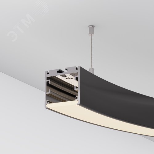 Профиль SL-ARC-3535-D800-A45 SILVER (320мм, дуга 1 из 8) (ARL, Алюминий) 2