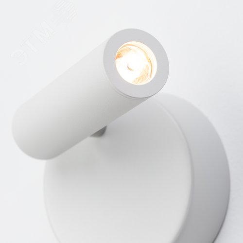 Светильник SP-BED-NB-R90-3W Warm3000 (WH, 20 deg, 230V) (IP20 металл, 3 года) - фото 4