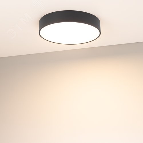 Светильник SP-RONDO-R350-30W Warm3000 (BK, 120 deg, 230V) (, IP40 Металл, 3 года) - фото 6