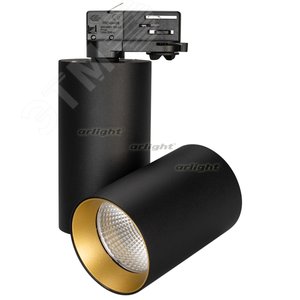 Светильник трековый SP-POLO-TRACK-TURN-R85-15W White5000 (BK-GD, 40 deg) (ARL, IP20 Металл, 3 года) (027442) - GIRA