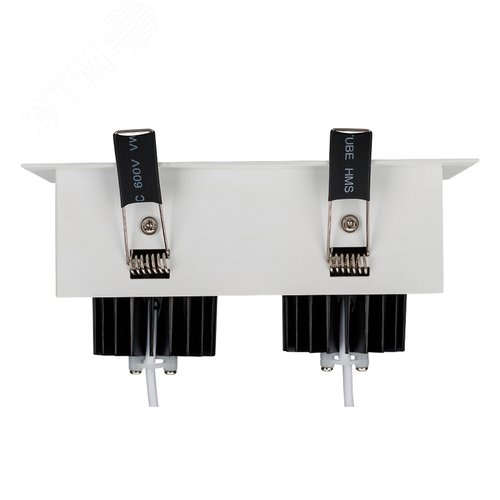 Светильник CL-KARDAN-S180x102-2x9W Day (WH-BK, 38 deg) (ARL, IP20 Металл, 3 года) - фото 3