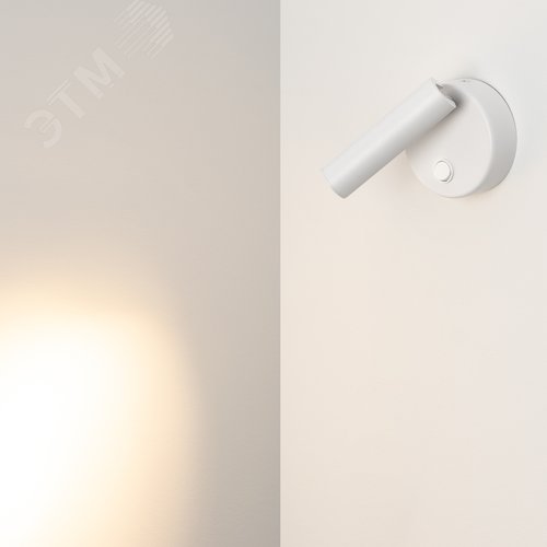 Светильник SP-BED-R90-3W Warm3000 (WH, 20 deg, 230V) (ARL, IP20 Металл, 3 года) - фото 2