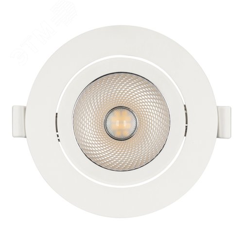 Светильник LTD-POLAR-TURN-R105-10W Day4000 (WH, 36 deg, 230V) (ARL, IP20 Пластик, 3 года) - фото 4