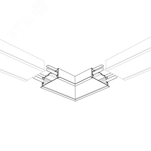 Угол S2-LINIA94-F-T90 тройной (ARL, Металл) 16