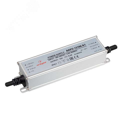 Блок питания ARPV-12100-A1 (12V, 8.3A, 100W) ( IP67 Металл, 3 года) - Arlight
