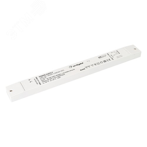 Блок питания ARV-SP-48250-LINEAR-PFC (48V, 5.21A, 250W) ( IP20 Пластик, 5 лет) - Arlight