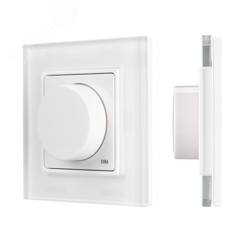 Панель SMART-P10-DIM-G-SUB 3V, Rotary, 2.4G ART, IP20 пластик, 5 лет - Arlight