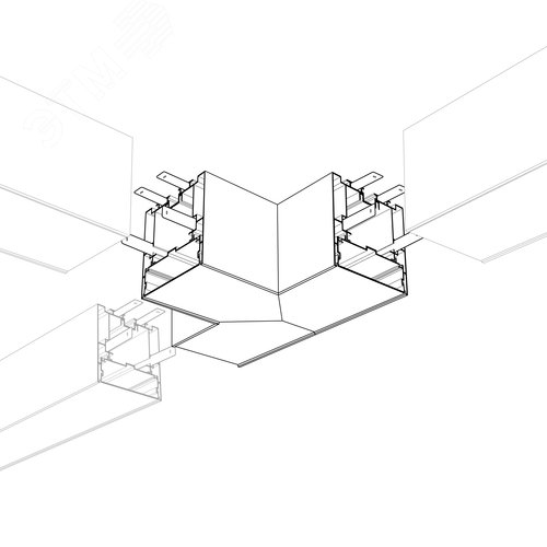Линейка SL-ARC-D1500-A45-11.5W 24V Warm2700 (580мм, дуга 1 из 8) (Открытый) 9