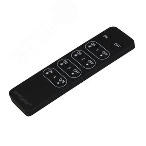 Пульт SR-2833K4 Black (диммер 4 зоны) (ARL, IP20 Пластик, 3 года) (021057) - Arlight