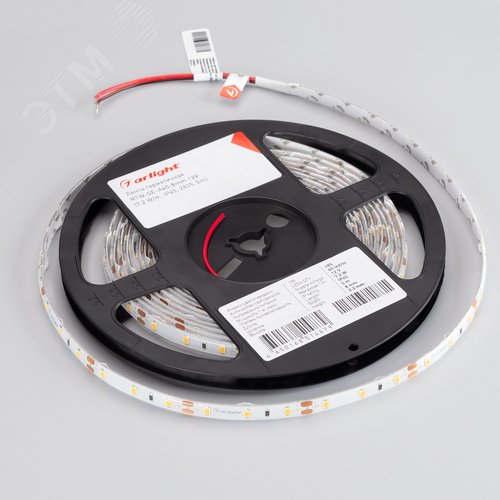 Лента светодиодная 7,2 Вт/м 12В IP65 3000K 60LED/м RT/RTW-A60-8mm SMD 2835 5 м - фото 3