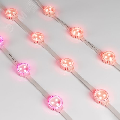 Модуль управляемый SOLEX-SPI-3535-3-12V RGB 120deg (D30x16mm, 0.75W, IP67) (, -) - фото 5