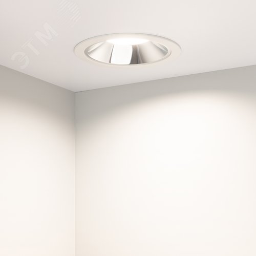 Светильник IM-STORM-R175-20W Day4000-MIX (WH, 80 deg, 230V) (IP20 металл, 3 года) - фото 6