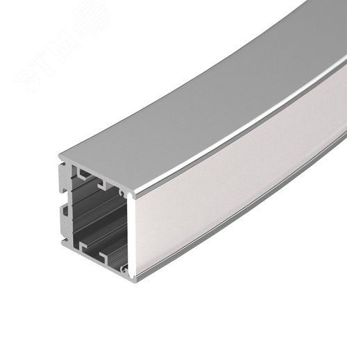 Профиль SL-ARC-3535-D1500-W90 SILVER (1180мм, дуга 1 из 4) (ARL, Алюминий) - Arlight