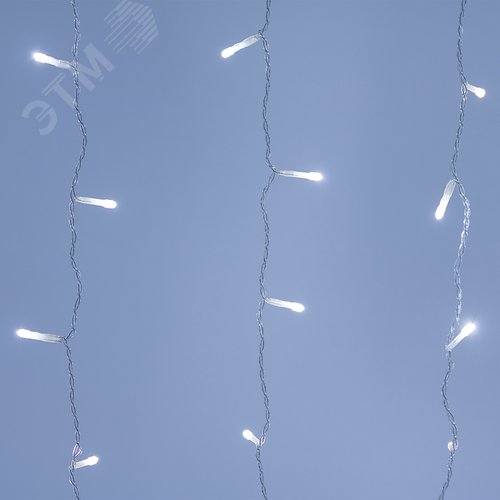 Гирлянда светодиодная декоративная ARD-CURTAIN-HOME-1500x1500-CLEAR-144 LED White 230V, 6W ARDCL, IP20 - фото 3