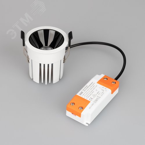 Светильник MS-ATLAS-BUILT-R66-15W Warm3000 (WH-WH, 35 deg, 230V) (IP20 металл, 5 лет) - фото 2