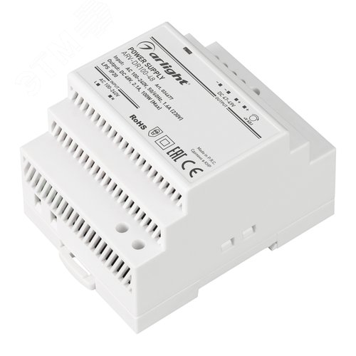 Блок питания ARV-DR100-48 (48V, 2.1A, 100W) ( IP20 DIN-рейка) - Arlight