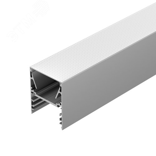 Профиль с экраном ALU-LINE-DUO-2000 ANOD+OPAL (ARL, Алюминий) - Arlight