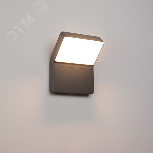 Светильник LGD-ECRAN-WALL-9W Warm3000 (GR, 108 deg, 230 В) (ARL, IP65 Металл, 3 года) - фото 3