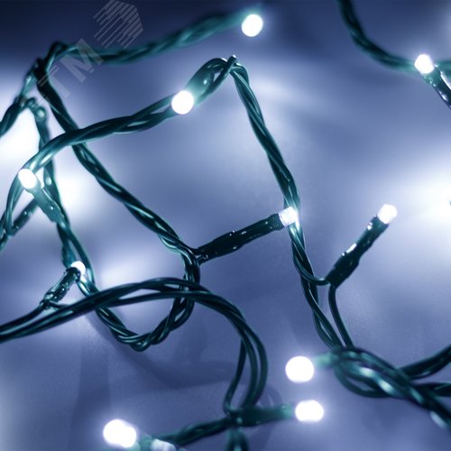 Гирлянда светодиодная декоративная ARD-STRING-HOME-5000-GREEN-50LED-FLASH WHITE 230V, 3.5W ARDCL, IP20 3