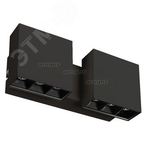 Светильник SP-LEGACY-S200x85-2x6W Warm3000 (BK, 16 deg) | 028843 | Arlight