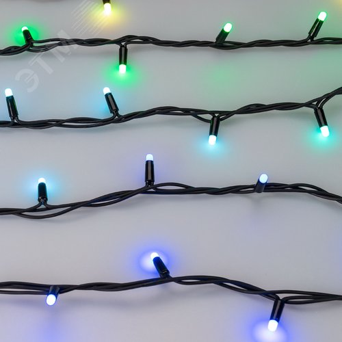 Гирлянда светодиодная декоративная ARD-STRING-PRO-10000-BLACK-95LED-MILK-LIVE RGBW-DMX 24V, 10W ARDCL, IP65 - фото 3