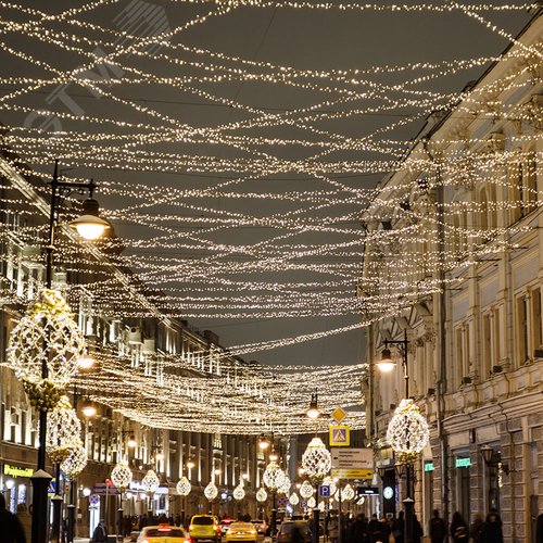 Гирлянда светодиодная декоративная ARD-STRING-CLASSIC-10000-CLEAR-100LED-STD WARM 230V, 7W ARDCL, IP65 5