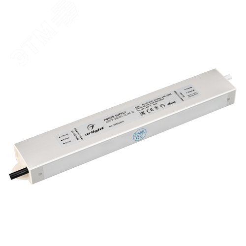 Блок питания ARPV-24080-SLIM-D (24V, 3.3A, 80W) (ARL, IP67 Металл, 3 года) (025745(1)) - Arlight