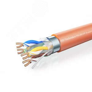 ПожТехКабель LAN F/UTP cat 5e 4х2х0,51 ZH нг(А)-HF(305м) (ПожТехКабель LAN F/UTP ca) - NO NAME