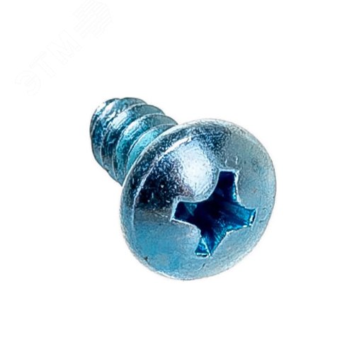 Саморез DIN7981 4.8х13 полукруглая голова остроконечный оцинкованный (15 шт.) - фото 2