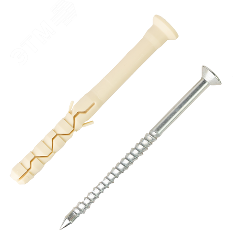 Дюбель-гвоздь 6х80 нейлон потайной бортик (800 шт)