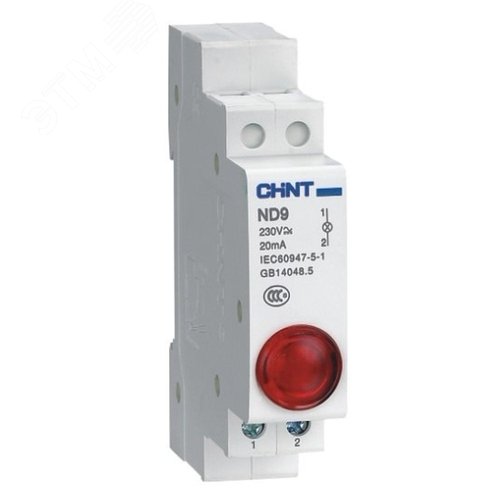 Индикатор ND9-1/r красный AC/DC230В LED R - CHINT