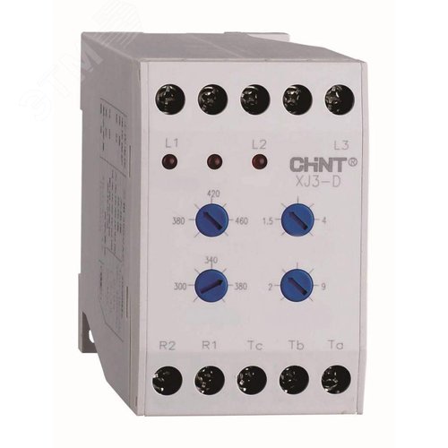 Реле контроля фаз XJ3-D 380V AC - CHINT