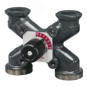 Клапан смесительный 4HG25 (DN25, Kvs8, PN10, 90мм, НР 1.1/2, ГН 1.1/2, КО) (11350100) - Esbe