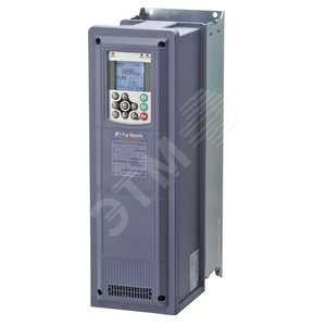 Преобразователь частоты FRN1.5AR1L-4E Frenic HVAC серии AR1, 380~480B (3 фазы), 1.5 кВт / 4.1 A, перегрузка 110% / 1 мин., бессенсорное векторное управление, ПИД-регулирование,  IP55, встроенные: ЭМС-фильтр, многофункциональная панель управления (FRN1.5AR1L-4E)