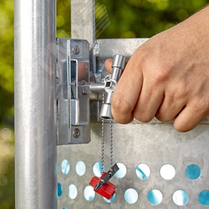 Profi-Key 4-лучевой крестовой ключ для стандартных шкафов и систем запирания L-90 мм - фото 5