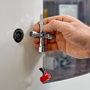 Profi-Key 4-лучевой крестовой ключ для стандартных шкафов и систем запирания L-90 мм - фото 7