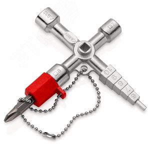 Profi-Key 4-лучевой крестовой ключ для стандартных шкафов и систем запирания L-90 мм - фото 2
