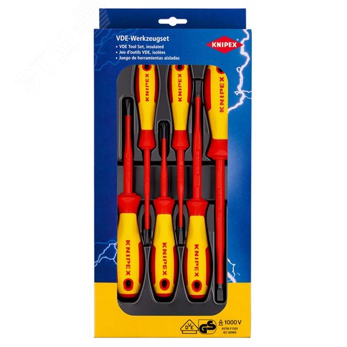 НАБОР ОТВЕРТОК VDE S/PH, - Knipex