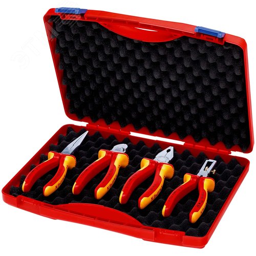 Чемодан с электроизолированныеованными инструментами - Knipex