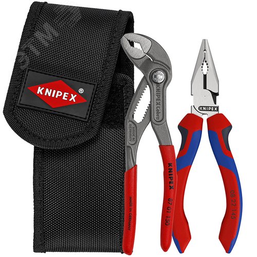 Набор инструментов: KN-8701125 KN-0822145 поясная сумка - Knipex