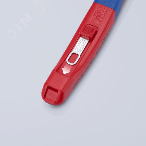 Набор клипс, KN-006110CR ColorCode Clip красная 3 шт, KN-006210TR TetheredTool Clip 3 шт, для маркировки и страховочной системы KNIPEX Tethered Tools - фото 4