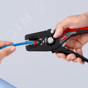 Стриппер автоматический PreciSTrip16 c кабелерезом быстросменный блок ножей зачистка, 008 - 16 мм (AWG 28 - 5) L-195 мм с держателем для торгового оборудования - фото 10