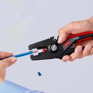 Стриппер автоматический PreciSTrip16 c кабелерезом быстросменный блок ножей зачистка, 008 - 16 мм (AWG 28 - 5) L-195 мм с держателем для торгового оборудования - фото 11