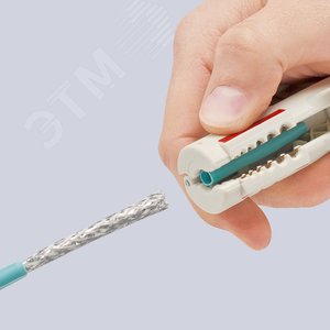 Стриппер для дата-кабелей CAT5 CAT6 CAT7 витая пара UTP/STP 45-10мм 02-4мм L=125мм 4