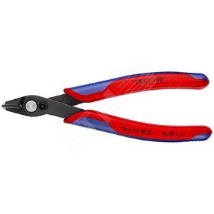 Бокорезы ElecTronic Super KNips XL вороненые 140 мм - Knipex