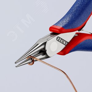 Круглогубцы захватные для электроники L-115 мм 2-компонентные рукоятки - фото 4