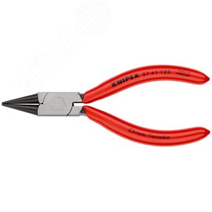 Круглогубцы захватные прецизионные L-125 мм чёрные обливные рукоятки - фото 3